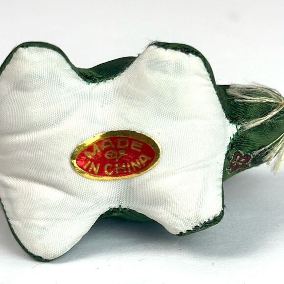 Two Fabric Stuffed Animals Christmas Ornaments - Picture 9 of 11